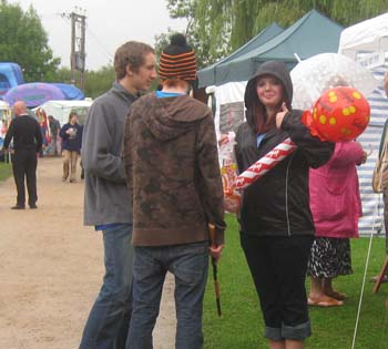 festival goers