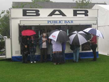 the bar